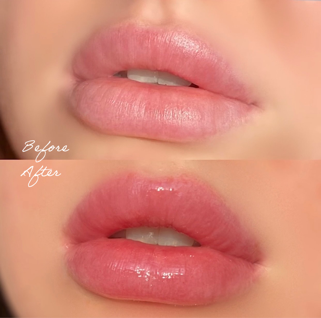 "bombshell" glossy lip plumper