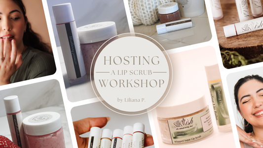 hosting a lip scrub workshop ♡