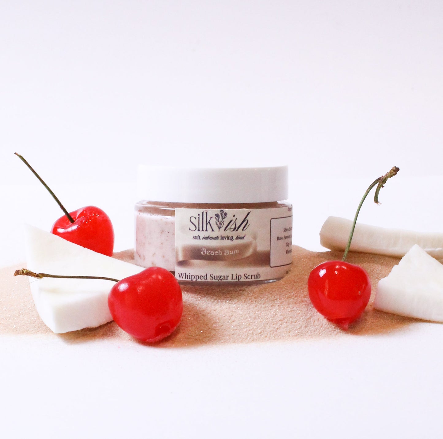 whipped sugar lip scrub