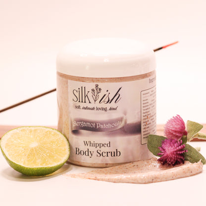 whipped walnut body scrub