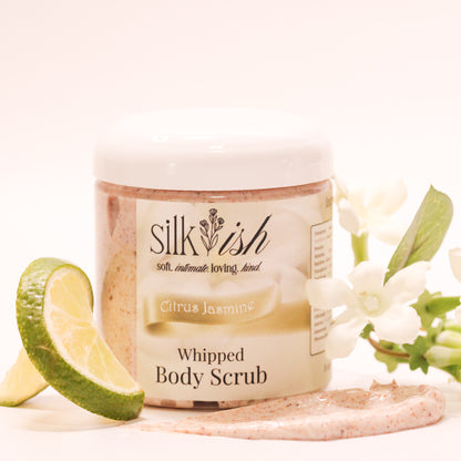 whipped walnut body scrub