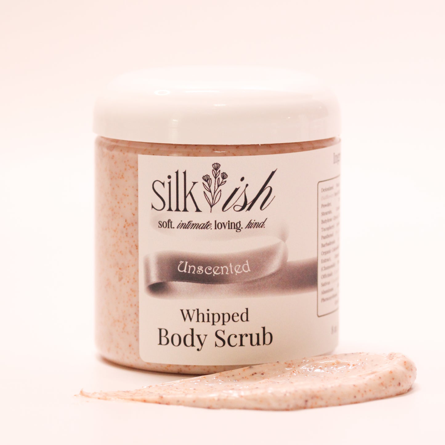 whipped walnut body scrub