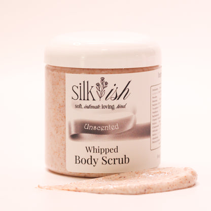 whipped walnut body scrub