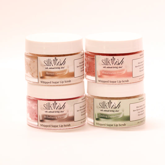 whipped sugar lip scrub