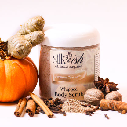 whipped walnut body scrub