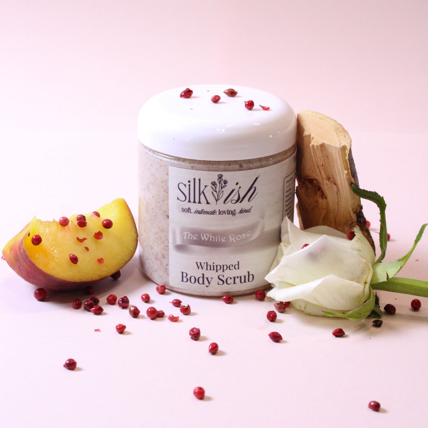 whipped walnut body scrub