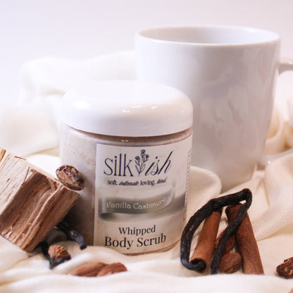 whipped walnut body scrub