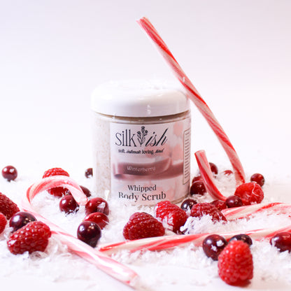 whipped walnut body scrub